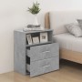 Mesita de noche gris hormigón 50x32x60 cm de vidaXL, Mesitas de noche - Ref: Foro24-803280, Precio: 56,97 €, Descuento: %