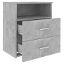 Concrete gray bedside table 50x32x60 cm by vidaXL, Nightstands - Ref: Foro24-803280, Price: 59,31 €, Discount: %