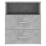 Concrete gray bedside table 50x32x60 cm by vidaXL, Nightstands - Ref: Foro24-803280, Price: 59,31 €, Discount: %