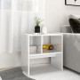 Glossy white plywood side table 50x30x50 cm by vidaXL, Side tables - Ref: Foro24-803026, Price: 30,95 €, Discount: %