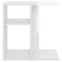 Glossy white plywood side table 50x30x50 cm by vidaXL, Side tables - Ref: Foro24-803026, Price: 30,95 €, Discount: %