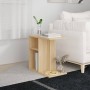 Oak-colored plywood side table 50x30x50 cm by vidaXL, Side tables - Ref: Foro24-803023, Price: 35,40 €, Discount: %