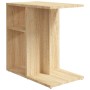 Mesa auxiliar de madera contrachapada color roble 50x30x50 cm de vidaXL, Mesas auxiliares - Ref: Foro24-803023, Precio: 35,40...