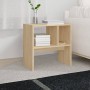 Oak-colored plywood side table 50x30x50 cm by vidaXL, Side tables - Ref: Foro24-803023, Price: 35,40 €, Discount: %