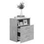 Bedside tables 2 units gray concrete 50x32x60 cm by vidaXL, Nightstands - Ref: Foro24-803281, Price: 116,04 €, Discount: %