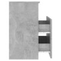 Bedside tables 2 units gray concrete 50x32x60 cm by vidaXL, Nightstands - Ref: Foro24-803281, Price: 116,04 €, Discount: %