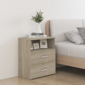 Nightstands 2 units Sonoma oak 50x32x60 cm by vidaXL, Nightstands - Ref: Foro24-803279, Price: 112,54 €, Discount: %