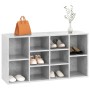 Banco zapatero madera contrachapada gris hormigón 103x30x54,5cm de vidaXL, Zapateros y organizadores de calzado - Ref: Foro24...