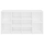 White plywood shoe bench 103x30x54.5 cm by vidaXL, Shoe racks and shoe organizers - Ref: Foro24-803290, Price: 56,24 €, Disco...