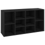 Banco zapatero de madera contrachapada negro 103x30x54,5 cm de vidaXL, Zapateros y organizadores de calzado - Ref: Foro24-803...