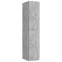 Gray concrete plywood apothecary cabinet 30x42.5x150 cm by vidaXL, Lockers and storage cabinets - Ref: Foro24-804224, Price: ...