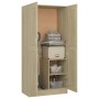 Sperrholzschrank in Eichenfarbe 82,5x51,5x180 cm von vidaXL, Kleiderschränke - Ref: Foro24-803437, Preis: 155,26 €, Rabatt: %