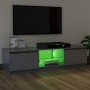 Mueble de TV con luces LED gris brillante 120x30x35,5 cm de vidaXL, Muebles TV - Ref: Foro24-804291, Precio: 98,19 €, Descuen...