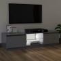 Mueble de TV con luces LED gris brillante 120x30x35,5 cm de vidaXL, Muebles TV - Ref: Foro24-804291, Precio: 98,19 €, Descuen...