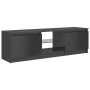 TV cabinet with LED lights glossy gray 120x30x35.5 cm by vidaXL, TV Furniture - Ref: Foro24-804291, Price: 98,19 €, Discount: %