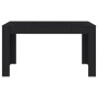 Mesa de comedor de madera contrachapada negro 140x74,5x76 cm de vidaXL, Mesas de cocina y de comedor - Ref: Foro24-804203, Pr...