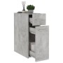 Concrete gray plywood apothecary cabinet 20x45.5x60 cm by vidaXL, Lockers and storage cabinets - Ref: Foro24-804215, Price: 4...