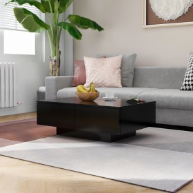 Black plywood coffee table 90x60x31 cm by vidaXL, Coffee table - Ref: Foro24-804176, Price: 112,88 €, Discount: %