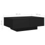 Mesa de centro madera contrachapada negro 90x60x31 cm de vidaXL, Mesas de centro - Ref: Foro24-804176, Precio: 104,65 €, Desc...