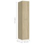 Oak plywood apothecary cabinet 30x42.5x150 cm by vidaXL, Lockers and storage cabinets - Ref: Foro24-804223, Price: 105,62 €, ...