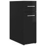 Black glossy plywood apothecary cabinet 20x45.5x60 cm by vidaXL, Lockers and storage cabinets - Ref: Foro24-804218, Price: 53...