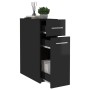 Black glossy plywood apothecary cabinet 20x45.5x60 cm by vidaXL, Lockers and storage cabinets - Ref: Foro24-804218, Price: 53...