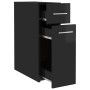 Black glossy plywood apothecary cabinet 20x45.5x60 cm by vidaXL, Lockers and storage cabinets - Ref: Foro24-804218, Price: 53...