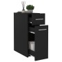 Black plywood apothecary cabinet 20x45.5x60 cm by vidaXL, Lockers and storage cabinets - Ref: Foro24-804212, Price: 56,68 €, ...