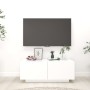 White plywood TV cabinet 100x35x40 cm by vidaXL, TV Furniture - Ref: Foro24-804436, Price: 58,36 €, Discount: %