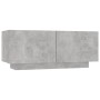 Mueble para TV contrachapada gris hormigón 100x35x40 cm de vidaXL, Muebles TV - Ref: Foro24-804440, Precio: 63,11 €, Descuent...