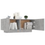 Concrete gray plywood TV cabinet 100x35x40 cm by vidaXL, TV Furniture - Ref: Foro24-804440, Price: 63,11 €, Discount: %