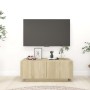 Oak-colored plywood TV cabinet 100x35x40 cm by vidaXL, TV Furniture - Ref: Foro24-804439, Price: 54,09 €, Discount: %