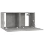 Muebles de salón colgantes 2 unidades gris hormigón 60x30x30 cm de vidaXL, Muebles TV - Ref: Foro24-804521, Precio: 65,70 €, ...