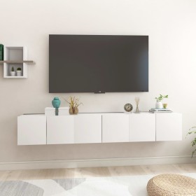 Hanging living room furniture 3 units white 60x30x30 cm by vidaXL, TV Furniture - Ref: Foro24-804510, Price: 89,42 €, Discoun...