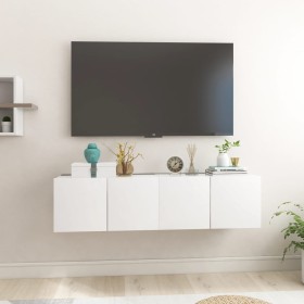 Hanging TV furniture 2 units white 60x30x30 cm by vidaXL, TV Furniture - Ref: Foro24-804509, Price: 73,46 €, Discount: %