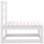 2-piece garden lounge set white solid pine wood by vidaXL, Garden sets - Ref: Foro24-805696, Price: 83,84 €, Discount: %