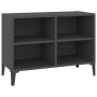 Mueble de TV con patas de metal gris 69,5x30x50 cm de vidaXL, Muebles TV - Ref: Foro24-805934, Precio: 35,99 €, Descuento: %