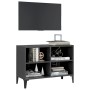 Mueble de TV con patas de metal gris 69,5x30x50 cm de vidaXL, Muebles TV - Ref: Foro24-805934, Precio: 35,99 €, Descuento: %