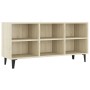 TV-Schrank mit Metallbeinen in der Farbe Sonoma-Eiche, 103,5 x 30 x 50 cm von vidaXL, TV-Möbel - Ref: Foro24-805953, Preis: 5...