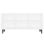 TV cabinet with white metal legs 103.5x30x50 cm by vidaXL, TV Furniture - Ref: Foro24-805950, Price: 51,75 €, Discount: %