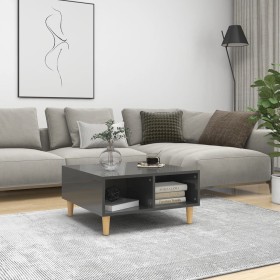 Couchtisch aus Sperrholz glänzend grau 60x60x30 cm von vidaXL, Couchtisch - Ref: Foro24-805985, Preis: 38,18 €, Rabatt: %