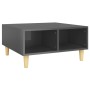 Bright gray plywood coffee table 60x60x30 cm by vidaXL, Coffee table - Ref: Foro24-805985, Price: 38,12 €, Discount: %