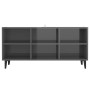 TV-Möbel mit grau glänzenden Metallbeinen 103,5x30x50 cm von vidaXL, TV-Möbel - Ref: Foro24-805958, Preis: 54,87 €, Rabatt: %