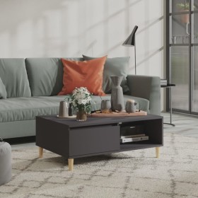 Gray plywood coffee table 90x60x35 cm by vidaXL, Coffee table - Ref: Foro24-805997, Price: 63,99 €, Discount: %