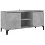 Mueble de TV con patas metal gris hormigón 103,5x35x50 cm de vidaXL, Muebles TV - Ref: Foro24-805972, Precio: 59,56 €, Descue...