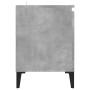 Mueble de TV con patas metal gris hormigón 103,5x35x50 cm de vidaXL, Muebles TV - Ref: Foro24-805972, Precio: 59,56 €, Descue...