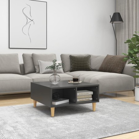 Gray plywood coffee table 60x60x30 cm by vidaXL, Coffee table - Ref: Foro24-805979, Price: 43,99 €, Discount: %