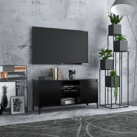 TV cabinet with black metal legs 103.5x35x50 cm by vidaXL, TV Furniture - Ref: Foro24-805969, Price: 61,99 €, Discount: %