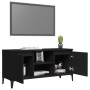 TV cabinet with black metal legs 103.5x35x50 cm by vidaXL, TV Furniture - Ref: Foro24-805969, Price: 71,87 €, Discount: %