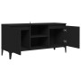 TV-Schrank mit schwarzen Metallbeinen 103,5x35x50 cm von vidaXL, TV-Möbel - Ref: Foro24-805969, Preis: 67,99 €, Rabatt: %